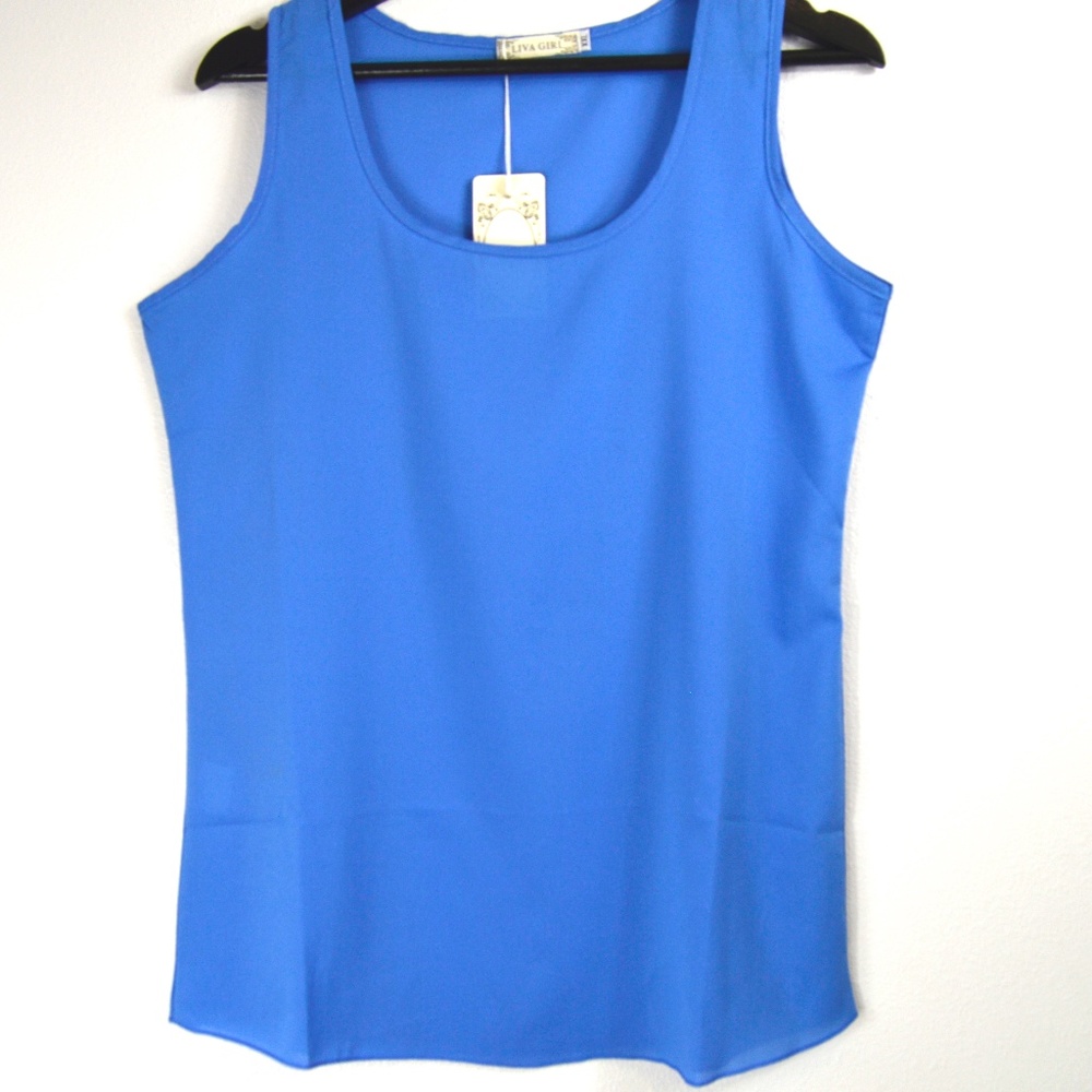 Women's Blue Tank Top